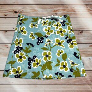 Margo Belle Skirt Size Small Teal with Flowers